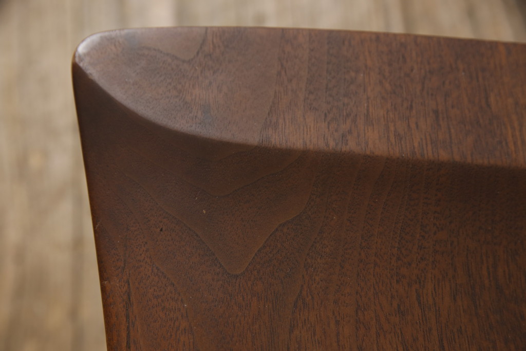 ヴィンテージ　ジョージナカシマ　LOUNGE CHAIR　CN102　ウォールナット　モダンに洗練された佇まいのラウンジチェア(ジョージ・ナカシマ、イス、椅子、ビンテージ)(R-056537)