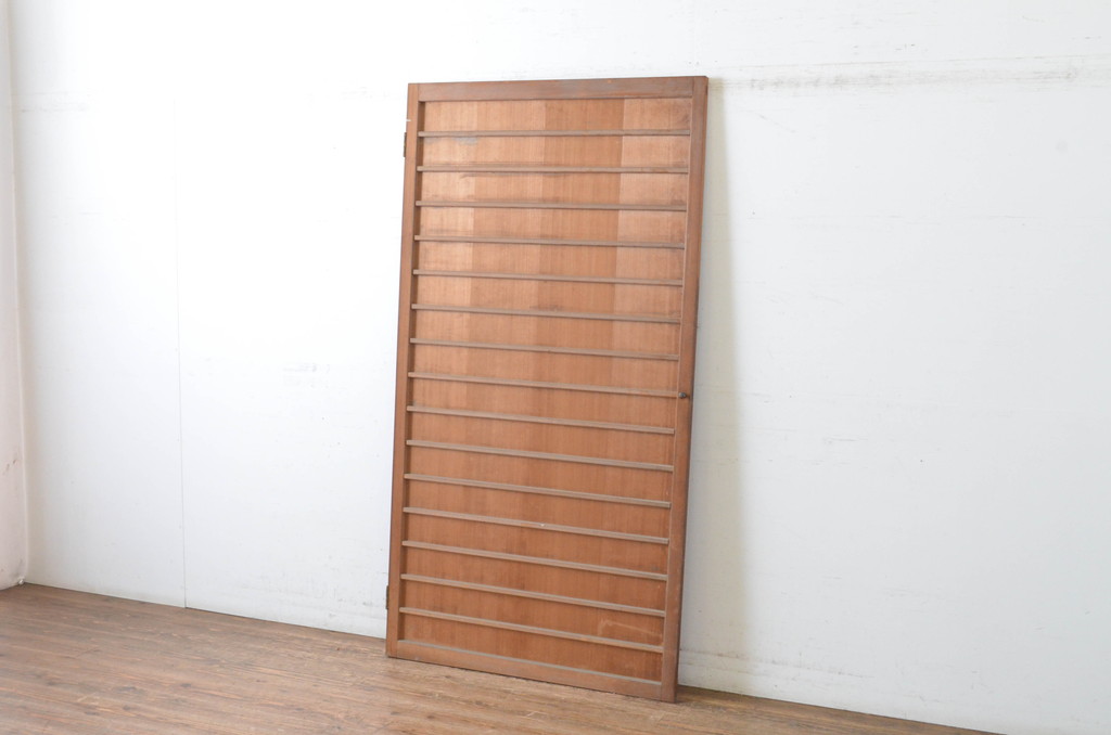 アンティーク建具 昭和初期 上手物!! 美しい柾目 銅のつまみ付き