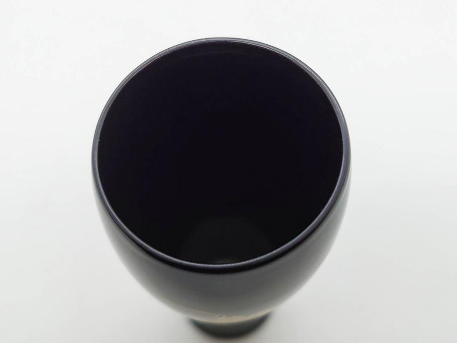 慶塚作　輪島塗　花筏蒔絵　雅な佇まいの茶筥(紅葉、もみじ、桜、さくら、金彩、茶箱、棗、香合、茶筅筒、木製、漆器、漆芸、煎茶道具、茶器、茶道具、野点、共箱付き)(R-079807)