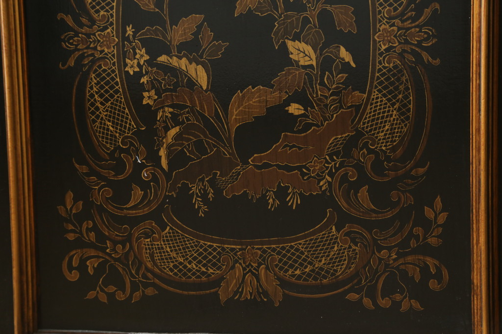 中古　希少!!　DREXEL HERITAGE(ドレクセルヘリテイジ)　シノワズリ様式　優美で華やかな装飾が見事なサイドボード(収納棚、戸棚、サイドキャビネット、コンソールキャビネット、カウンター、中国美術)(R-066514)