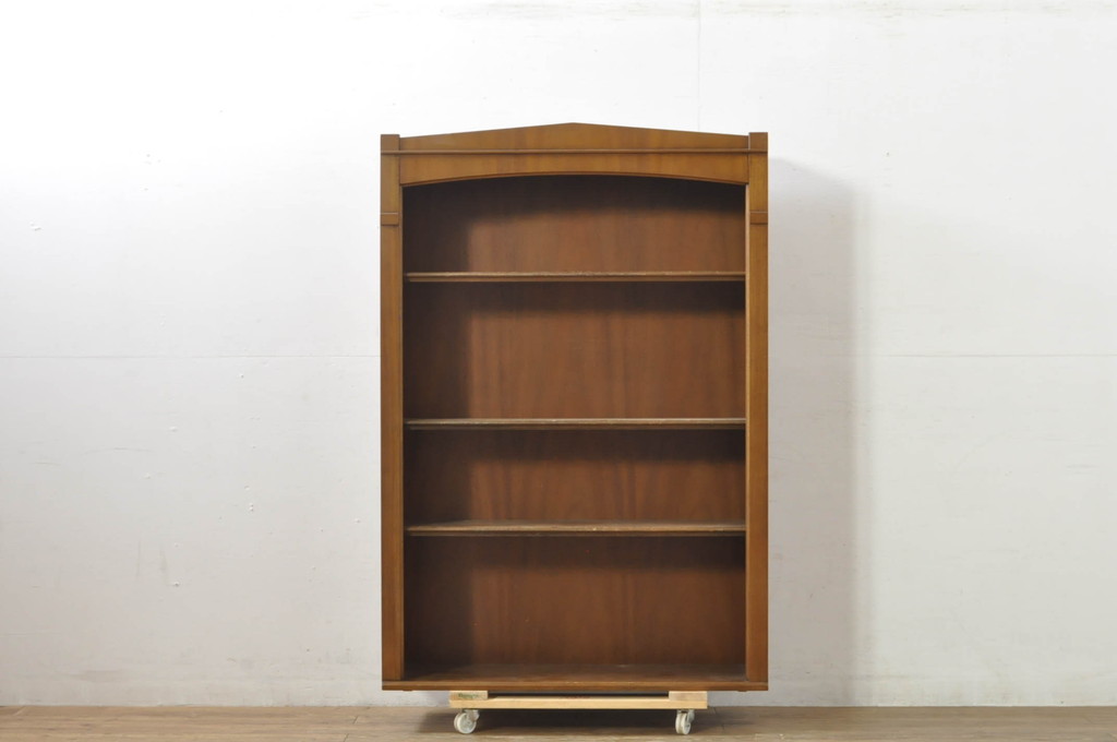 中古　DREXEL HERITAGE(ドレクセルヘリテイジ)　Triune(トライユン)　台輪リメイク　上品な佇まいのブックケース(シェルフ、本棚、飾り棚、キャビネット、収納棚)(R-078107)