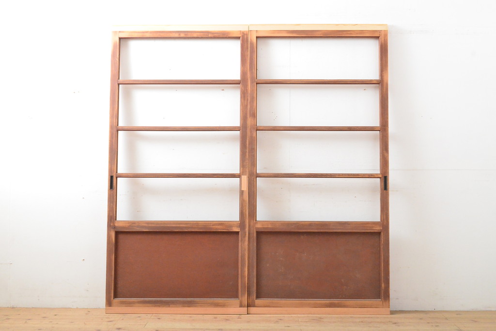 【10％OFF】 アンティーク建具 古い レトロな部屋づくりにぴったり! 昭和中期 建具