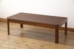 中古　富士ファニチア(富士ファニチュア、フジファニチュア、FUJI FURNITURE、富士ファニチャー)　シンプルで取り入れやすいセンターテーブル(ローテーブル、座卓)(R-051184)