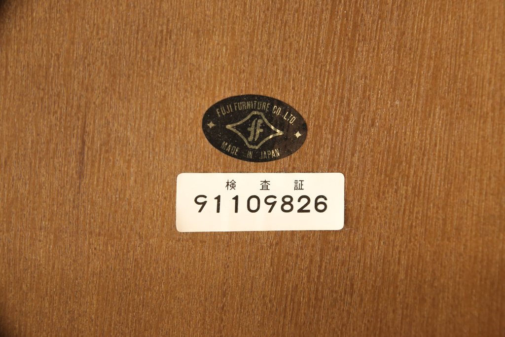 中古　富士ファニチア(富士ファニチュア、フジファニチュア、FUJI FURNITURE、富士ファニチャー)　シンプルで取り入れやすいセンターテーブル(ローテーブル、座卓)(R-051184)