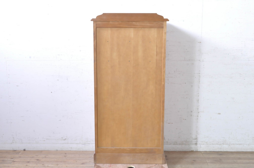 中古　横浜クラシック家具　ダニエル(daniel)　アーリーアメリカンシリーズ　A-108　引き出し10杯が嬉しい!木の温もり溢れるチェスト(小抽斗タンス、引き出し、洋服タンス、ハイチェスト)(R-072744)