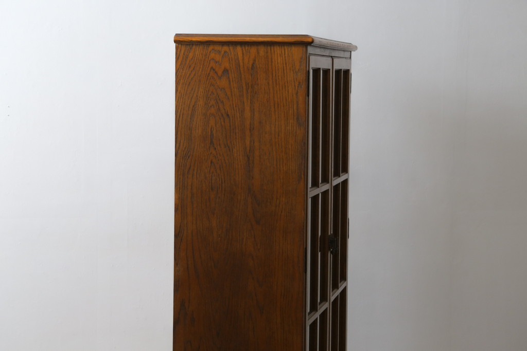 中古　美品!!　三越家具(現カントリーハウス)　Brugge(ブルージュ)　シンプルなデザインで取り入れやすいブックケース(本箱、本棚、書棚、収納棚、戸棚、キャビネット、飾り棚)(R-078050)
