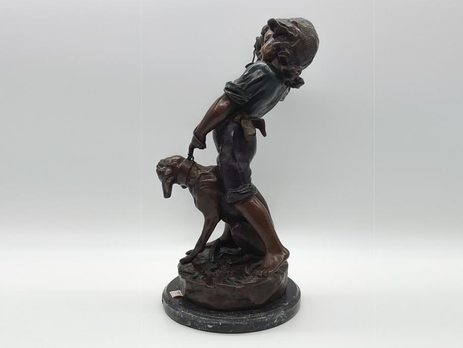 Art Deco bronze sculpture pekingese dog. - Deconamic