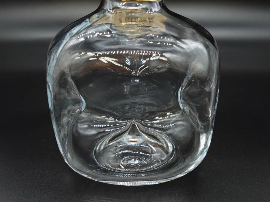 軽井沢　KARUIZAWA　貯蔵17年　モルトウイスキー(MALT WHISKY)　空瓶　高級感漂うデキャンタ(空ボトル、空き瓶、デカンタ、ガラス、硝子、酒器、飾りボトル、ディスプレイ、外箱付き)(R-079818)