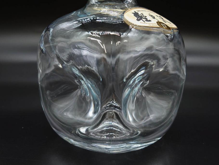 軽井沢　KARUIZAWA　貯蔵17年　モルトウイスキー(MALT WHISKY)　空瓶　高級感漂うデキャンタ(空ボトル、空き瓶、デカンタ、ガラス、硝子、酒器、飾りボトル、ディスプレイ、外箱付き)(R-079818)