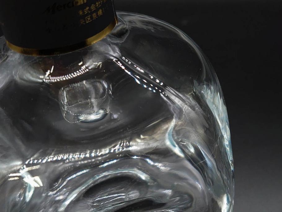 軽井沢　KARUIZAWA　貯蔵17年　モルトウイスキー(MALT WHISKY)　空瓶　高級感漂うデキャンタ(空ボトル、空き瓶、デカンタ、ガラス、硝子、酒器、飾りボトル、ディスプレイ、外箱付き)(R-079818)