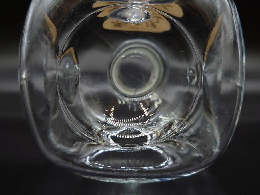 軽井沢　KARUIZAWA　貯蔵17年　モルトウイスキー(MALT WHISKY)　空瓶　高級感漂うデキャンタ(空ボトル、空き瓶、デカンタ、ガラス、硝子、酒器、飾りボトル、ディスプレイ、外箱付き)(R-079818)
