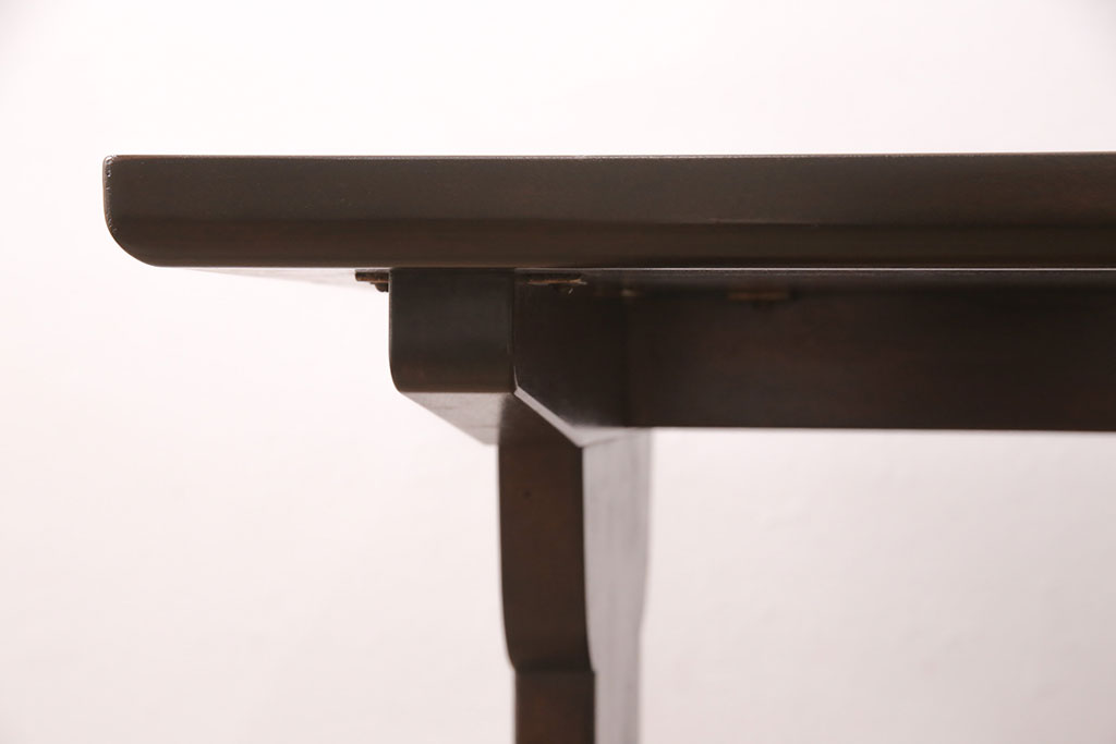 ヴィンテージ家具　松本民芸家具　別注品　落ち着いた大人の空間作りにおすすめのダイニングテーブル(食卓、ビンテージ)(R-051218)
