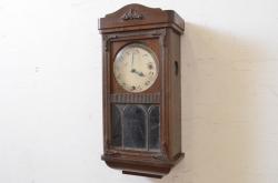 和製アンティーク　SEIKO(セイコー)　昔懐かしい雰囲気を醸し出す掛け時計(柱時計、古時計、振り子時計)(R-072346)