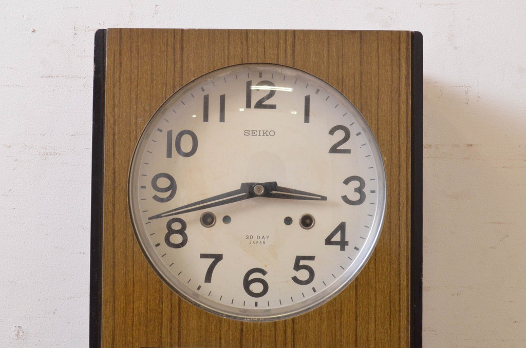 和製アンティーク　SEIKO(セイコー)　昔懐かしい雰囲気を醸し出す掛け時計(柱時計、古時計、振り子時計)(R-072345)