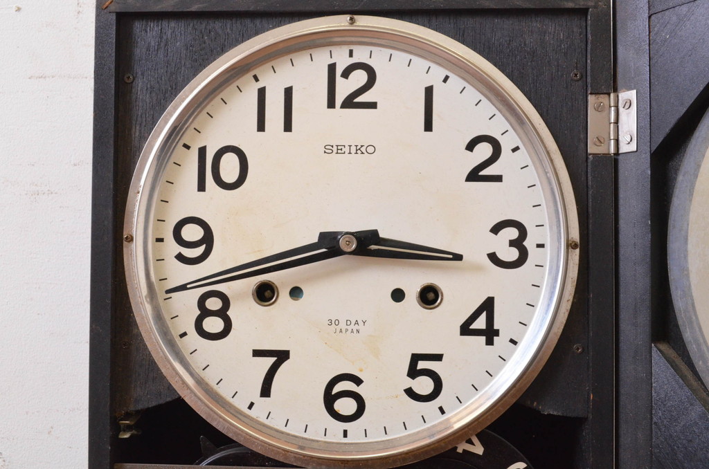 和製アンティーク　SEIKO(セイコー)　昔懐かしい雰囲気を醸し出す掛け時計(柱時計、古時計、振り子時計)(R-072345)