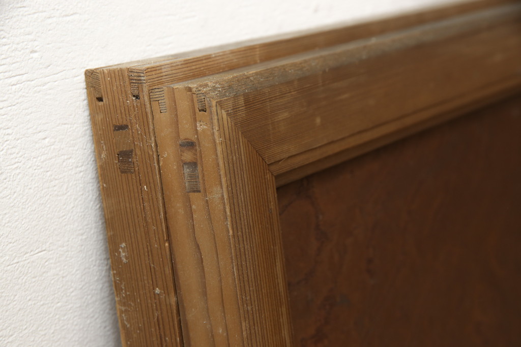 和製アンティーク 欅ケヤキ材一枚板 繊細な透かし彫りが魅力的な欄間