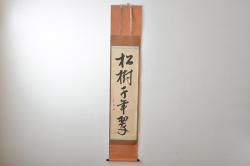 久田宗也　尋牛斎　松樹千年翠　松月堂　茶掛　茶道具(R-046645)