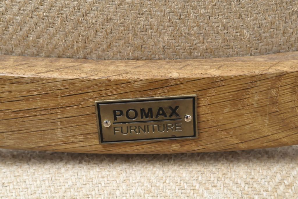 ベルギービンテージ　POMAX　オーク材　アームや脚など個性的なフォルムが面白いアームチェア5脚セット(ダイニングチェア、イス、椅子、ヴィンテージ)(R-056553)