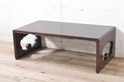 イギリスビンテージ　チーク材　木の温もりを感じるシンプルなエクステンションテーブル(ダイニングテーブル、拡張式テーブル、食卓、2人掛け、4人掛け、6人掛け、ラウンドテーブル、ヴィンテージ、英国)(R-075501)