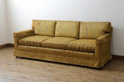 中古　DREXEL HERITAGE(ドレクセルヘリテイジ)　Upholstery(アップホルスタリー)　ホテルのようなラグジュアリーな空間演出が叶う3人掛けソファ(アームソファ、3Pソファ、三人掛け)(R-065959)