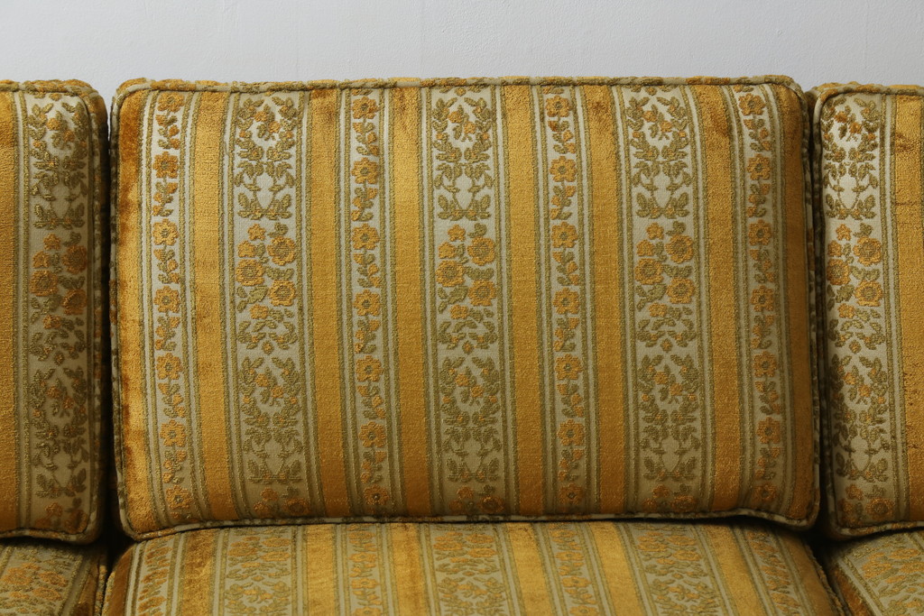 中古　DREXEL HERITAGE(ドレクセルヘリテイジ)　Upholstery(アップホルスタリー)　ホテルのようなラグジュアリーな空間演出が叶う3人掛けソファ(アームソファ、3Pソファ、三人掛け)(R-065959)