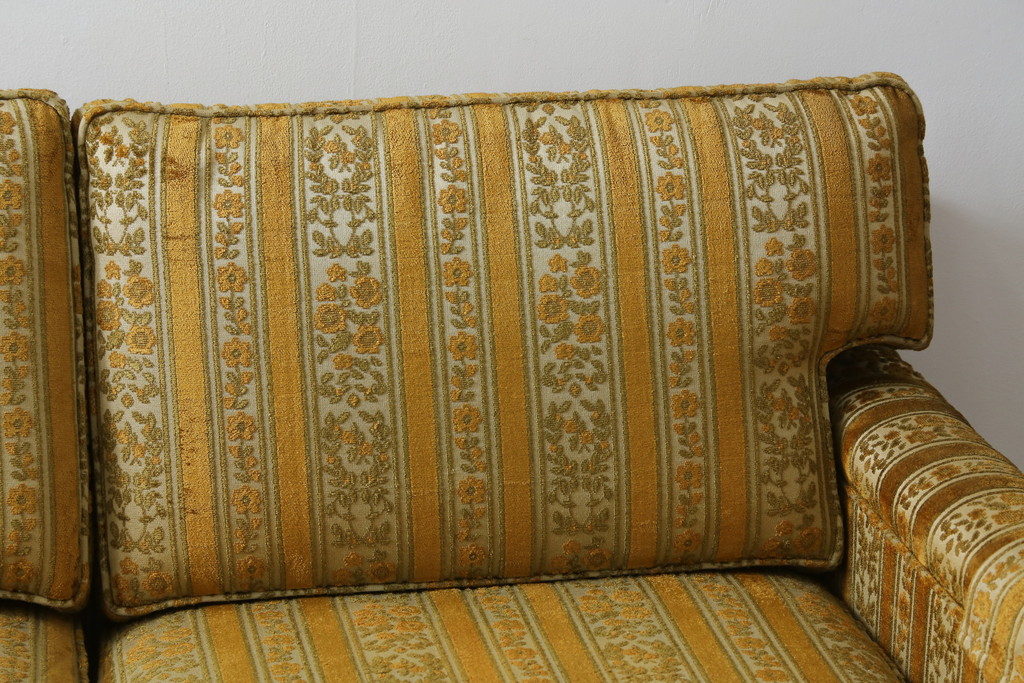 中古　DREXEL HERITAGE(ドレクセルヘリテイジ)　Upholstery(アップホルスタリー)　ホテルのようなラグジュアリーな空間演出が叶う3人掛けソファ(アームソファ、3Pソファ、三人掛け)(R-065959)