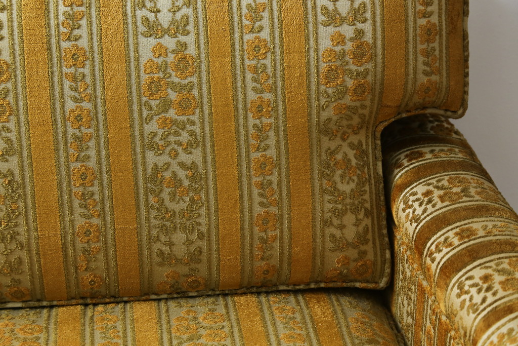 中古　DREXEL HERITAGE(ドレクセルヘリテイジ)　Upholstery(アップホルスタリー)　ホテルのようなラグジュアリーな空間演出が叶う3人掛けソファ(アームソファ、3Pソファ、三人掛け)(R-065959)