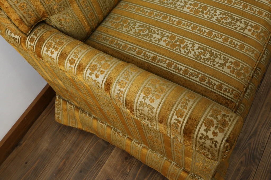 中古　DREXEL HERITAGE(ドレクセルヘリテイジ)　Upholstery(アップホルスタリー)　ホテルのようなラグジュアリーな空間演出が叶う3人掛けソファ(アームソファ、3Pソファ、三人掛け)(R-065959)