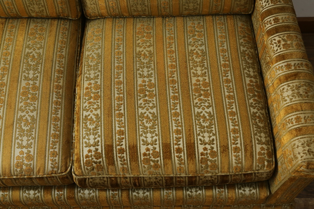 中古　DREXEL HERITAGE(ドレクセルヘリテイジ)　Upholstery(アップホルスタリー)　ホテルのようなラグジュアリーな空間演出が叶う3人掛けソファ(アームソファ、3Pソファ、三人掛け)(R-065959)