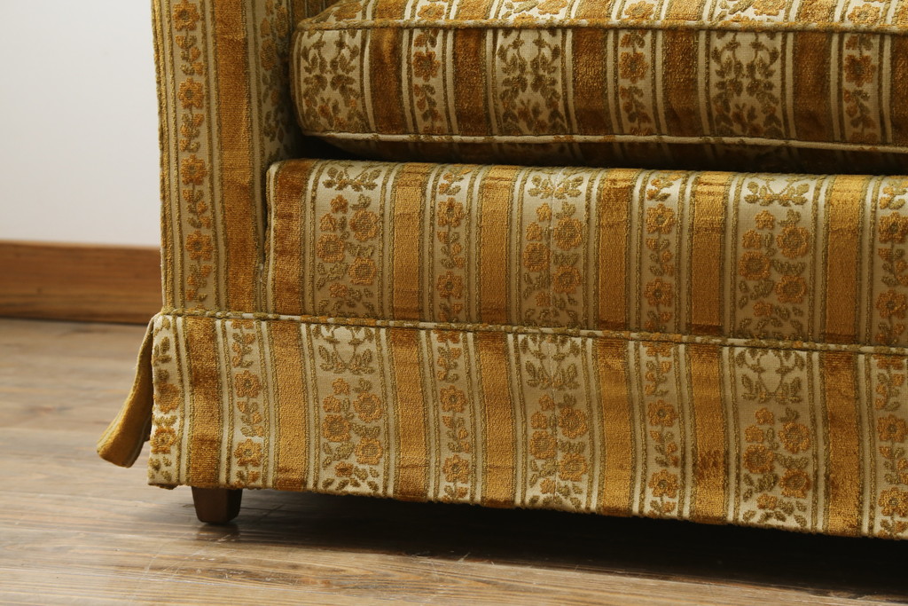中古　DREXEL HERITAGE(ドレクセルヘリテイジ)　Upholstery(アップホルスタリー)　ホテルのようなラグジュアリーな空間演出が叶う3人掛けソファ(アームソファ、3Pソファ、三人掛け)(R-065959)