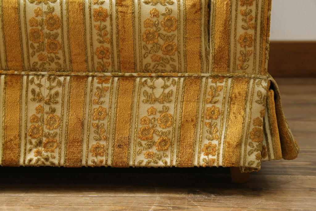中古　DREXEL HERITAGE(ドレクセルヘリテイジ)　Upholstery(アップホルスタリー)　ホテルのようなラグジュアリーな空間演出が叶う3人掛けソファ(アームソファ、3Pソファ、三人掛け)(R-065959)