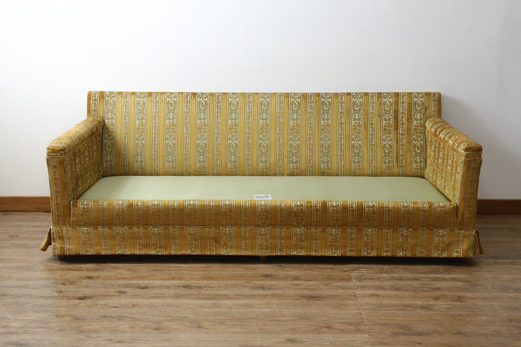 中古　DREXEL HERITAGE(ドレクセルヘリテイジ)　Upholstery(アップホルスタリー)　ホテルのようなラグジュアリーな空間演出が叶う3人掛けソファ(アームソファ、3Pソファ、三人掛け)(R-065959)