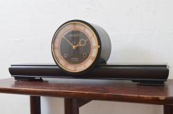 和製アンティーク　リズム時計　Rhythm Charmant　30Day　落ち着いた色味と文字盤がおしゃれな置き時計(置時計、古時計)(R-072504)