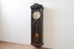 アンティーク雑貨　アンティーク　ドイツユンハンス製　壁掛け振り子時計