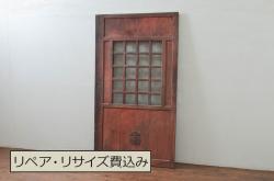 アンティーク建具　和の情緒を演出する組子書院戸4枚セット(障子戸、窓、引き戸)(R-065049)