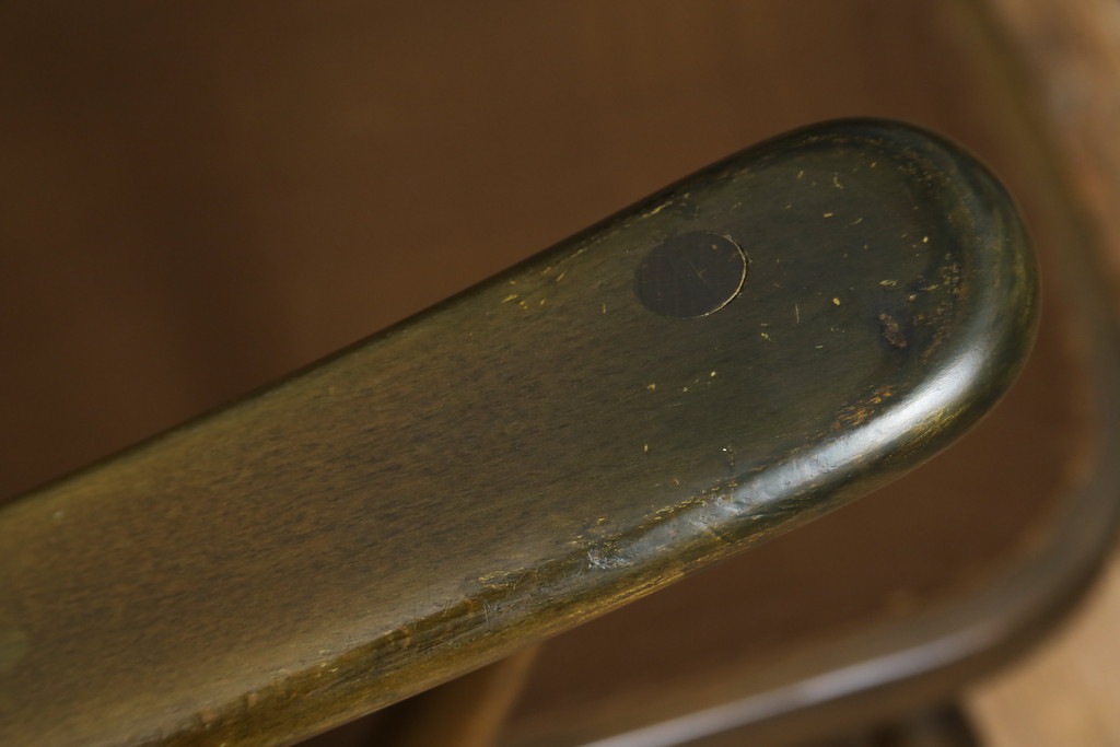 イギリスビンテージ　美品　ERCOL(アーコール)　落ち着いた色味の花柄ファブリックが上品な1人掛けソファ(ラウンジチェア、アームチェア、椅子、1シーターソファ、英国、北欧、ヴィンテージ)(R-071185)