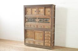 中古　DREXEL HERITAGE(ドレクセルヘリテイジ)　Grand Villa(グランドヴィラ)　Bar   Wall Unit キャビネット(収納棚)(定価約69万円)(3)