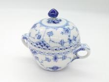 イギリス　WEDGWOOD(ウェッジウッド)　FLORENTINE TURQUOISE(フロレンティーン ターコイズ)　上品な佇まいのティーカップ&ソーサー4客セット(グロテスク文様、フルーツ、果物、ピオニー、C&S、洋食器、英国)(R-081218)