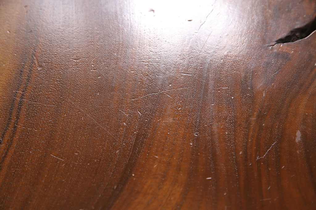 和製ヴィンテージ　MINGURENII COFFEE TABLE　希少なジョージナカシマ本人製作品!素材の形を活かしたデザインのミングレンコーヒーテーブル(ジョージ・ナカシマ、ミングレンII、センターテーブル、ローテーブル、机、ビンテージ)(R-051403)