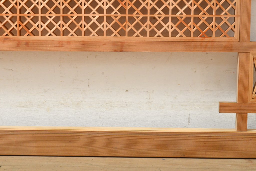 アンティーク建具 凛とした組子細工が印象的!組子入り欄間1枚