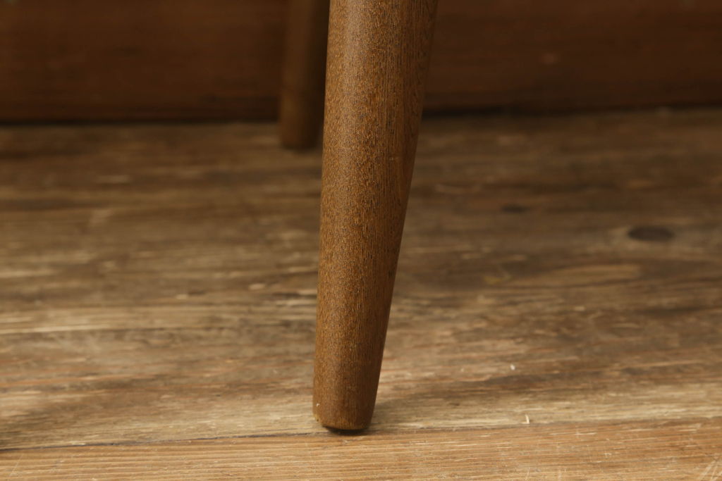 和製ヴィンテージ　飛騨家具　WINDS太平　木の温もりあふれるナラ材製のチェア2脚セット(ダイニングチェア、ビンテージ)(R-050449)