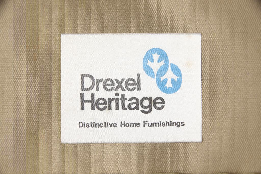 中古　美品　DREXEL HERITAGE(ドレクセルヘリテイジ)　爽やかなグリーンが目を引く3人掛けソファ(三人掛けソファ、3P)(R-054314)