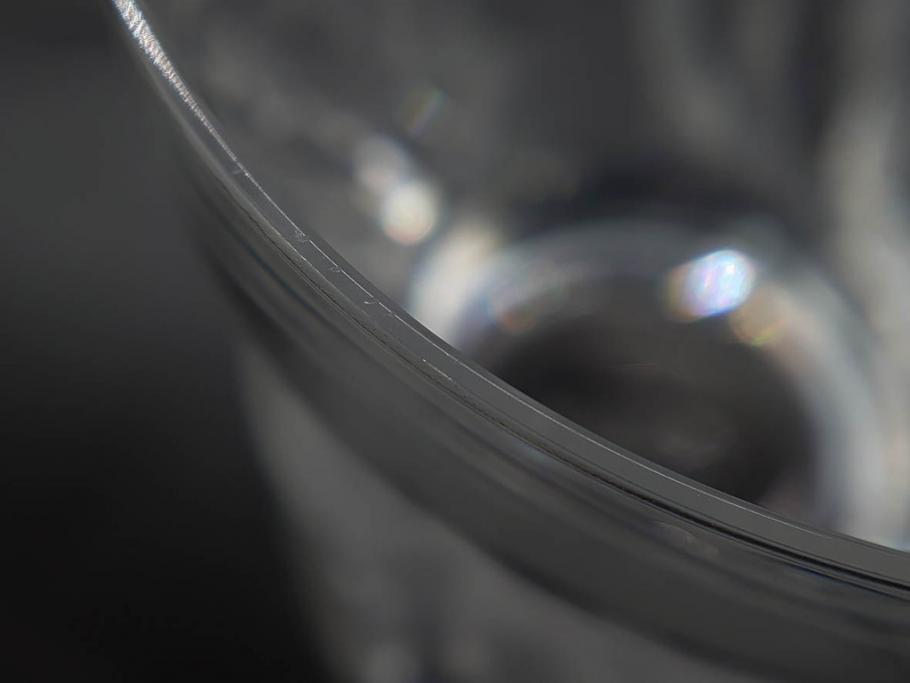 フランス　LALIQUE(ラリック)　ユロット　落ち着いた雰囲気が魅力のオールドファッションタンブラー(フクロウ、梟、サテンクリスタル、グラス、硝子、ガラス、共箱付き)(R-080091)　