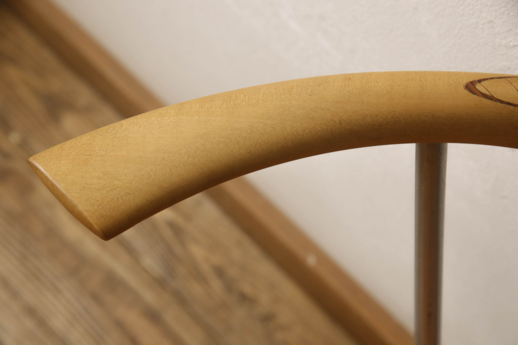 デンマークビンテージ　超希少!!　オリジナル　Johannes Hansen(ヨハネス・ハンセン)　Hans J Wegner(ハンス・J・ウェグナー)デザイン　JH701　洗練された佇まいが美しいダイニングチェア(椅子、イス、北欧、ヴィンテージ)(検索ワード:PP701、Minimal Chair、ミニマルチェア)(R-066427)