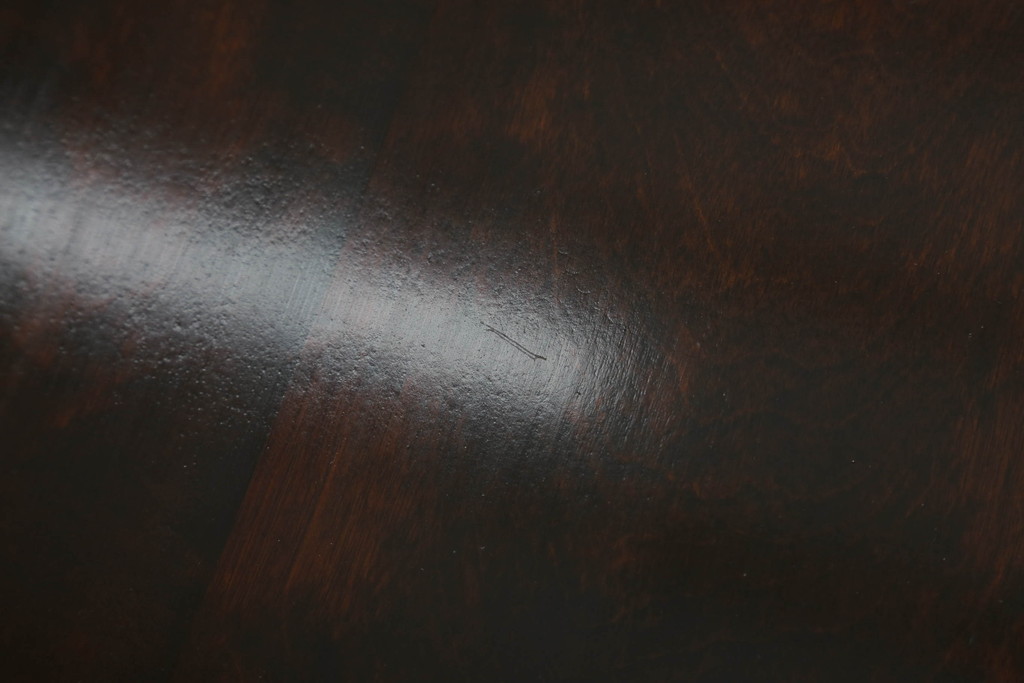 中古　松本民芸家具　脚の透かし彫りがアクセントになる上品な文机(ローテーブル、センターテーブル、リビングテーブル、座机)(R-066466)