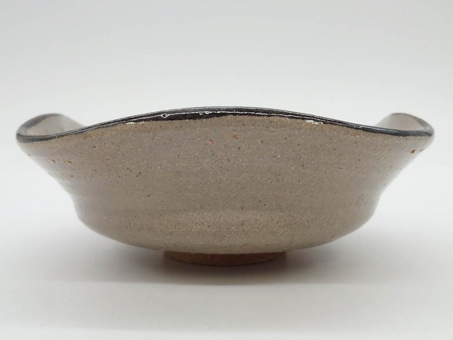 十三代 中里太郎右衛門　絵唐津　平向付　約14cm　4.6寸/黄唐津　割山椒向付　約12cm　4寸　落ち着いた味わい深い向付11客セット(花、深皿、深鉢、和皿、和食器、共箱付き、四寸六分、四寸)(R-080398)