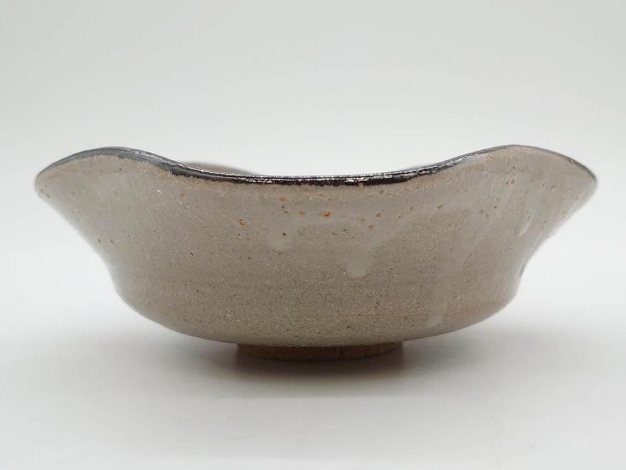 十三代 中里太郎右衛門　絵唐津　平向付　約14cm　4.6寸/黄唐津　割山椒向付　約12cm　4寸　落ち着いた味わい深い向付11客セット(花、深皿、深鉢、和皿、和食器、共箱付き、四寸六分、四寸)(R-080398)
