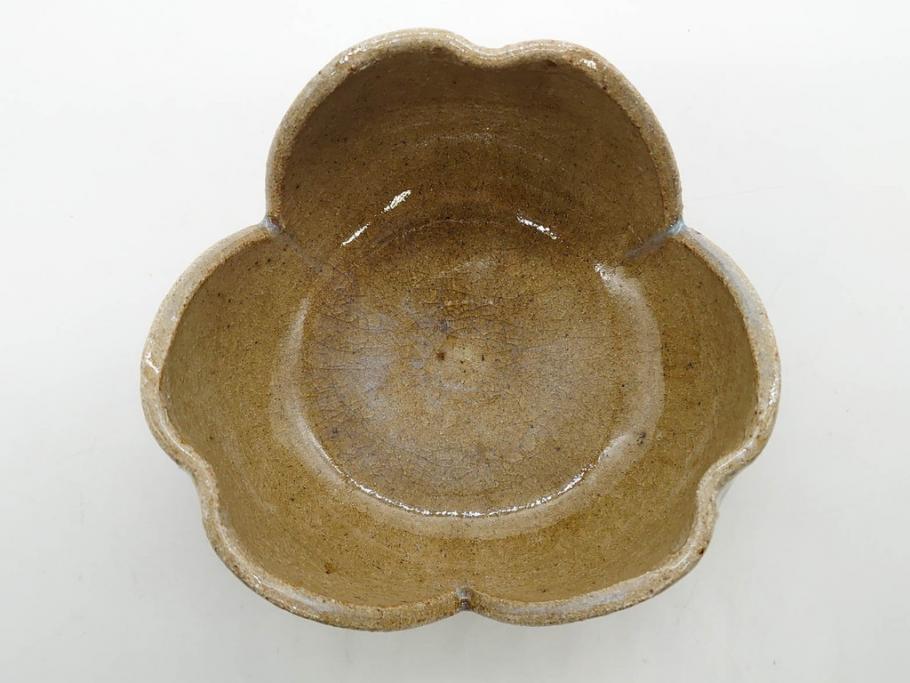 十三代 中里太郎右衛門　絵唐津　平向付　約14cm　4.6寸/黄唐津　割山椒向付　約12cm　4寸　落ち着いた味わい深い向付11客セット(花、深皿、深鉢、和皿、和食器、共箱付き、四寸六分、四寸)(R-080398)