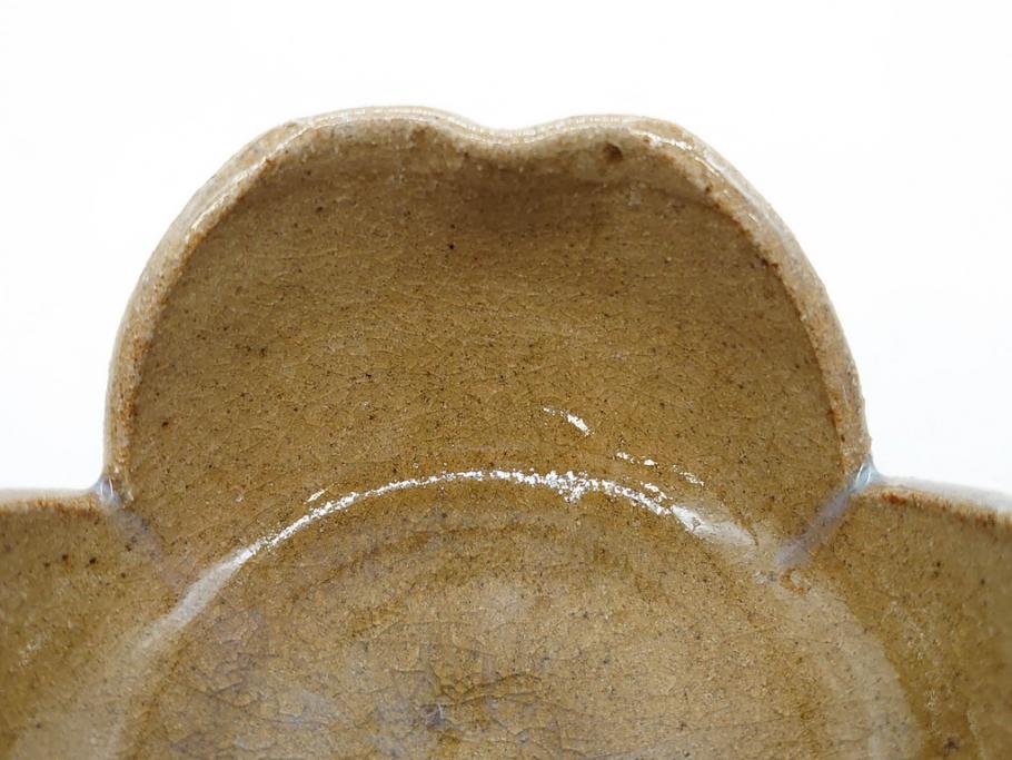 十三代 中里太郎右衛門　絵唐津　平向付　約14cm　4.6寸/黄唐津　割山椒向付　約12cm　4寸　落ち着いた味わい深い向付11客セット(花、深皿、深鉢、和皿、和食器、共箱付き、四寸六分、四寸)(R-080398)