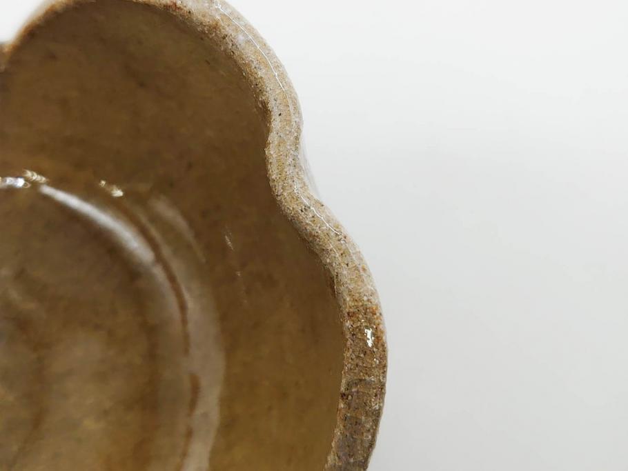 十三代 中里太郎右衛門　絵唐津　平向付　約14cm　4.6寸/黄唐津　割山椒向付　約12cm　4寸　落ち着いた味わい深い向付11客セット(花、深皿、深鉢、和皿、和食器、共箱付き、四寸六分、四寸)(R-080398)